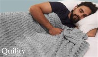 Quility Weighted Blanket-60''x80'' | 20lbs-Grey