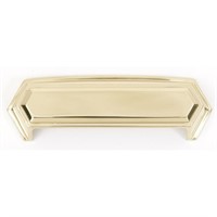 Nicole 4" Centre Cup/Bin Pull-Polished Brass