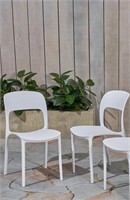 Doerr Stacking Patio Dining Chair(Set of 2)