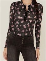 Free People - One of the Girls Printed sz LG