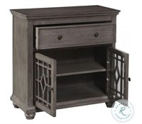 Ash Grey 2 Door And 1 Drawer Console Table