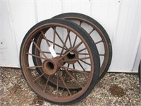 35" Rubber Steel wheels