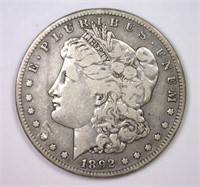 1892-S Morgan Silver $1 Very Fine VF