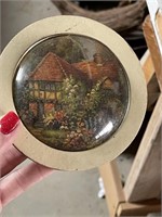Antique Rounded Glass Frame Home Decor