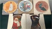 (5) Norman Rockwell Collector Plates