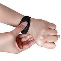 Hand Sanitizer Wristbands Black 2 Pcs