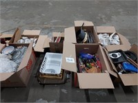 large lot of kitchen & household items