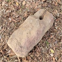 Old Pratt Place Primitive Stone Well Weight