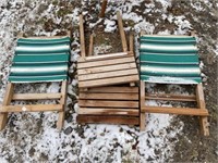 FOLDING BEACH CHAIRS GROUP