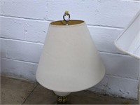 (2) Porcelain & Brass Lamps
