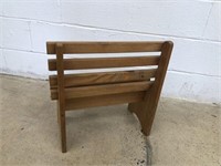 Childs Slatted Seat Bench