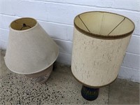 (2) Pottery Decorative Lamps