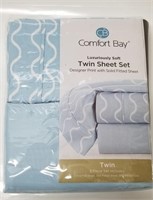 COMFORT BAY 3 PCS TWIN SHEET SET