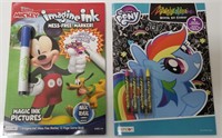 LOT OF 2 KIDS COLORING BOOKS