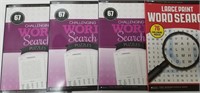 LOT OF 4 WORD SEARCH BOOKS