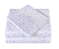 Mainstays 4 Pc's Stars Microfiber Sheet Set - Quee