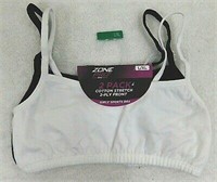 ZONE PRO Girls' Sports Bra 2 Pack -L / XL