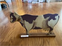 Decorative Wooden Cow