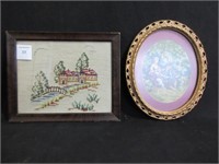 Two Framed Needle Works