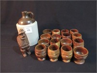 A Woodenware and Collectable Lot
