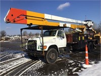 1999 FORD F-800 W/ 70FT LIFT ALL AERIAL BUCKET UNI