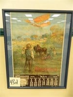 1910 Deering Calendar (Framed)