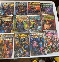 Cyber force comics as shown