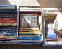 3 boxes of miscellaneous books