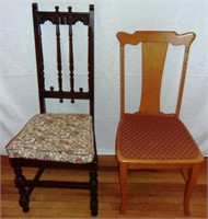 Pair of chairs.