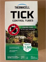 Tick control tubes