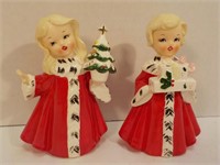 Vintage Christmas Girls
