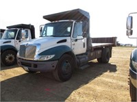 2007 International 4200 S/A Flatbed Dump Truck,