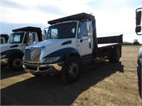 2006 International 4200 S/A Stake Body Dump Truck,