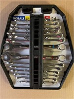 24 pc combination wrench set
