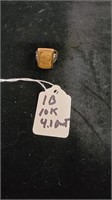 10k gold mens ring size 8 1/2