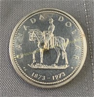 1973 Canada silver dollar épreuve en argent