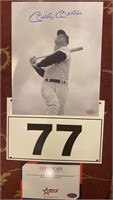 MICKEY MANTLE SIGNED 8 X 10 PHOTO