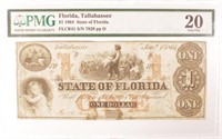 Florida. Tallahassee. 1864 $1 Note