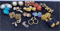 Costume jewelry earrings