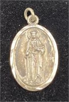 Sterling silver prayer pendant