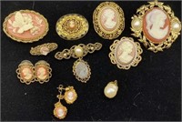Cameo Brooches