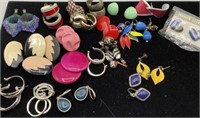 Large collection of earrings
