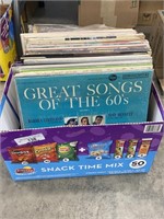 2 Boxes Of Assorted Lp  And 45 Records