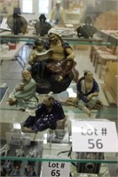 (4) Mud Men Figurines: