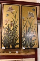 Pair of Decorated Panels: