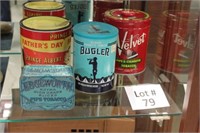 (4) Tobacco Tins/Cans: