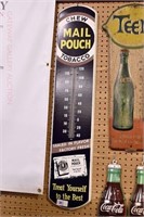 Mail Pouch Chew Tobacco Thermometer:
