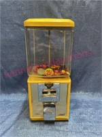 Vintage candy dispenser machine w/ key
