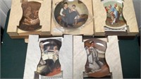 (5) Knowles Norman Rockwell Collector Plates