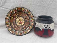 Signed Native American Pottery and